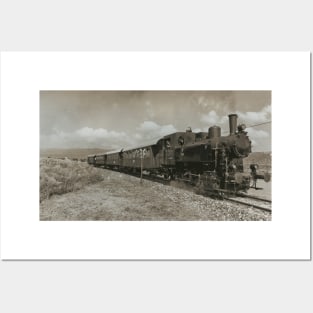 Steam Locomotive Railway Vintage Posters and Art